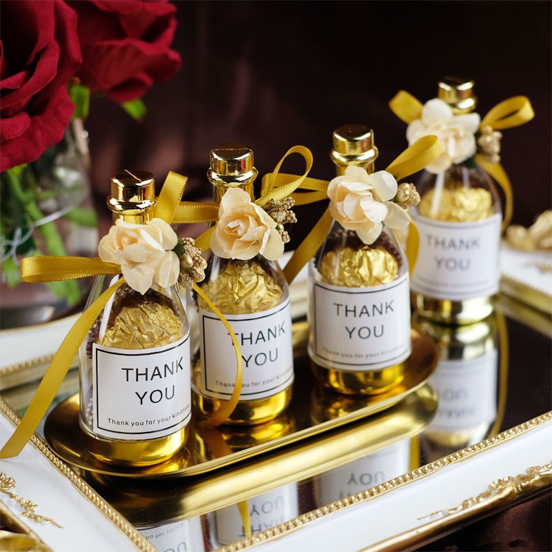 Wedding Supply Wholesale - 20/30 個透明プラスチックボトルギフトボックス結婚式のキャンディー包装ベビーシャワーの記念品パーティー用品卸売
