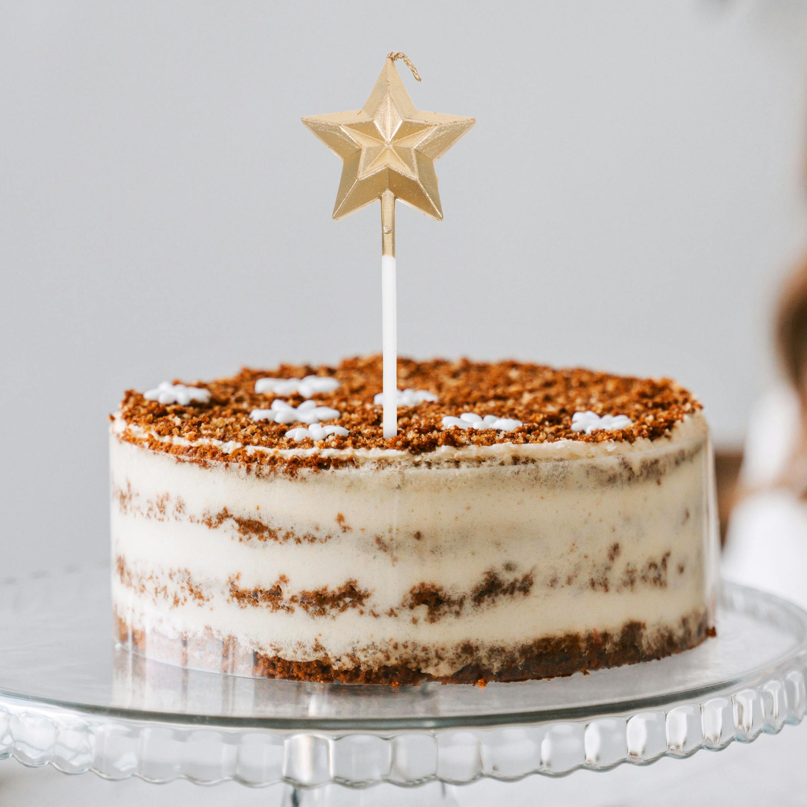 8個入り グリッターメタリックバースデーケーキデコレーション - Wedding Cake Supply のレビューと価格